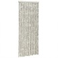 vidaXL Cortina antimoscas chenilla gris claro y gris oscuro 100x230 cm