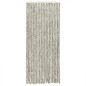 vidaXL Cortina antimoscas chenilla gris claro y gris oscuro 100x230 cm