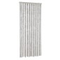 vidaXL Cortina antimoscas chenilla gris claro y blanco 90x200 cm vidaXL Cortina antimoscas chenilla gris claro y blanco 90x200 cm