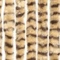 vidaXL Cortina antimoscas chenilla beige y marrón 56x200 cm
