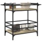 vidaXL Carrito de cocina madera ingeniería roble Sonoma 82x40x78,5 cm