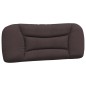 vidaXL Estructura de cama con cabecero de tela marrón 100x200 cm vidaXL Estructura de cama con cabecero de tela marrón 100x200 cm