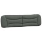 vidaXL Estructura de cama con cabecero tela gris oscuro 200x200 cm vidaXL Estructura de cama con cabecero tela gris oscuro 200x200 cm