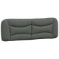 vidaXL Estructura de cama con cabecero tela gris oscuro 160x200 cm vidaXL Estructura de cama con cabecero tela gris oscuro 160x200 cm