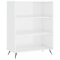 vidaXL Aparador alto madera contrachapada blanco brillo 69,5x34x180 cm vidaXL Aparador alto madera contrachapada blanco brillo 69,5x34x180 cm
