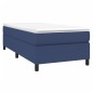 vidaXL Cama box spring con colchón tela azul 90x200 cm vidaXL Cama box spring con colchón tela azul 90x200 cm