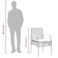 vidaXL Set de comedor de jardín 9 pzas y cojines ratán sintético negro vidaXL Set de comedor de jardín 9 pzas y cojines ratán sintético negro