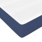 vidaXL Cama box spring con colchón tela azul 90x200 cm vidaXL Cama box spring con colchón tela azul 90x200 cm