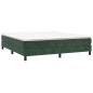 vidaXL Cama box spring con colchón terciopelo verde oscuro 180x200 cm vidaXL Cama box spring con colchón terciopelo verde oscuro 180x200 cm