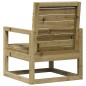 vidaXL Juego de muebles de jardín 3 pzas madera de pino impregnada vidaXL Juego de muebles de jardín 3 pzas madera de pino impregnada