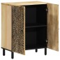 vidaXL Aparador 3 piezas madera maciza de mango 60x33x75 cm