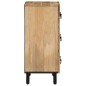 vidaXL Aparador 3 piezas madera maciza de mango 60x33x75 cm