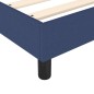 vidaXL Cama box spring con colchón tela azul 120x200 cm vidaXL Cama box spring con colchón tela azul 120x200 cm