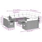 vidaXL Set de sofás de jardín 12 pzas y cojines ratán sintético marrón vidaXL Set de sofás de jardín 12 pzas y cojines ratán sintético marrón