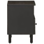 vidaXL Mesitas de noche 2 uds madera maciza de mango negro 40x33x46 cm vidaXL Mesitas de noche 2 uds madera maciza de mango negro 40x33x46 cm
