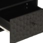 vidaXL Mesitas de noche 2 uds madera maciza de mango negro 40x33x46 cm vidaXL Mesitas de noche 2 uds madera maciza de mango negro 40x33x46 cm