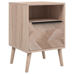 Finori Mesita de noche Lusk 61A roble Sonoma 38,5x38,5x57 cm