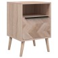 Finori Mesita de noche Lusk 61A roble Sonoma 38,5x38,5x57 cm Finori Mesita de noche Lusk 61A roble Sonoma 38,5x38,5x57 cm