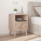 Finori Mesita de noche Lusk 61A roble Sonoma 38,5x38,5x57 cm Finori Mesita de noche Lusk 61A roble Sonoma 38,5x38,5x57 cm