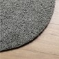 vidaXL Alfombra de pelo largo moderna verde Ø 80 cm