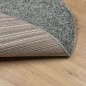 vidaXL Alfombra de pelo largo moderna verde Ø 80 cm