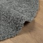 vidaXL Alfombra de pelo largo moderna verde Ø 80 cm