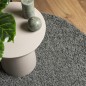 vidaXL Alfombra de pelo largo moderna verde Ø 80 cm