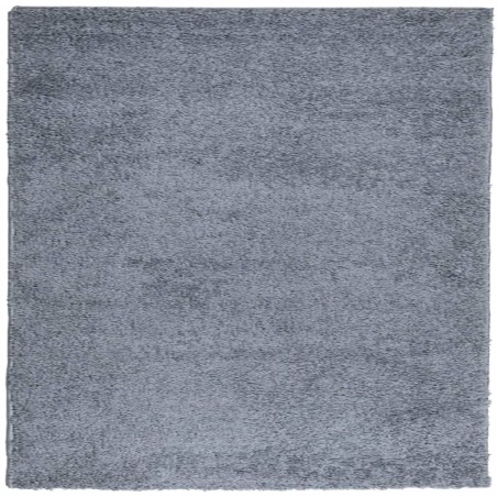 vidaXL Alfombra de pelo largo moderna azul 120x120 cm