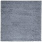 vidaXL Alfombra de pelo largo moderna azul 120x120 cm vidaXL Alfombra de pelo largo moderna azul 120x120 cm