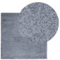 vidaXL Alfombra de pelo largo moderna azul 120x120 cm vidaXL Alfombra de pelo largo moderna azul 120x120 cm