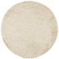 vidaXL Alfombra de pelo largo moderna dorado Ø 100 cm vidaXL Alfombra de pelo largo moderna dorado Ø 100 cm