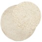 vidaXL Alfombra de pelo largo moderna dorado Ø 100 cm vidaXL Alfombra de pelo largo moderna dorado Ø 100 cm
