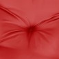 vidaXL Cojines de silla con respaldo alto 4 uds tela Oxford rojo