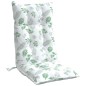 vidaXL Cojines silla respaldo alto 2 uds tela Oxford estampado hojas vidaXL Cojines silla respaldo alto 2 uds tela Oxford estampado hojas
