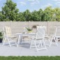 vidaXL Cojines de silla respaldo alto 4 uds tela Oxford color crema vidaXL Cojines de silla respaldo alto 4 uds tela Oxford color crema