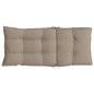 vidaXL Cojines de silla con respaldo alto 6 uds tela Oxford gris taupe vidaXL Cojines de silla con respaldo alto 6 uds tela Oxford gris taupe