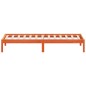 vidaXL Sofá cama de madera maciza de pino marrón cera 90x190 cm vidaXL Sofá cama de madera maciza de pino marrón cera 90x190 cm