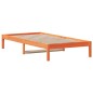 vidaXL Sofá cama de madera maciza de pino marrón cera 90x190 cm vidaXL Sofá cama de madera maciza de pino marrón cera 90x190 cm
