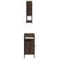 vidaXL Set de muebles baño 2 pzas madera contrachapada marrón roble vidaXL Set de muebles baño 2 pzas madera contrachapada marrón roble