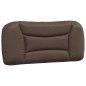 vidaXL Estructura de cama con cabecero cuero sintético marrón 90x200cm vidaXL Estructura de cama con cabecero cuero sintético marrón 90x200cm