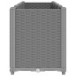 vidaXL Jardinera PP gris claro 160x40x53 cm vidaXL Jardinera PP gris claro 160x40x53 cm