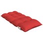 vidaXL Cojines para silla con respaldo bajo 2 uds tela Oxford rojo vidaXL Cojines para silla con respaldo bajo 2 uds tela Oxford rojo