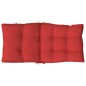 vidaXL Cojines para silla con respaldo bajo 2 uds tela Oxford rojo vidaXL Cojines para silla con respaldo bajo 2 uds tela Oxford rojo