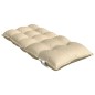 vidaXL Cojines para silla con respaldo bajo 2 uds tela Oxford beige vidaXL Cojines para silla con respaldo bajo 2 uds tela Oxford beige