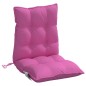 vidaXL Cojines para silla con respaldo bajo 4 uds tela Oxford rosa vidaXL Cojines para silla con respaldo bajo 4 uds tela Oxford rosa
