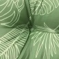 vidaXL Cojines para silla respaldo bajo 6 uds tela estampado de hojas vidaXL Cojines para silla respaldo bajo 6 uds tela estampado de hojas