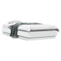 vidaXL Estructura de cama con luces LED blanco 100x200 cm