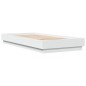 vidaXL Estructura de cama con luces LED blanco 100x200 cm