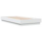 vidaXL Estructura de cama con luces LED blanco 75x190 cm