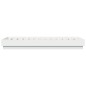 vidaXL Estructura de cama con luces LED blanco 75x190 cm